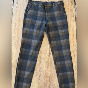 KUT From The Kloth Fab Ab Skinny Plaid Pants Size 12 Lined